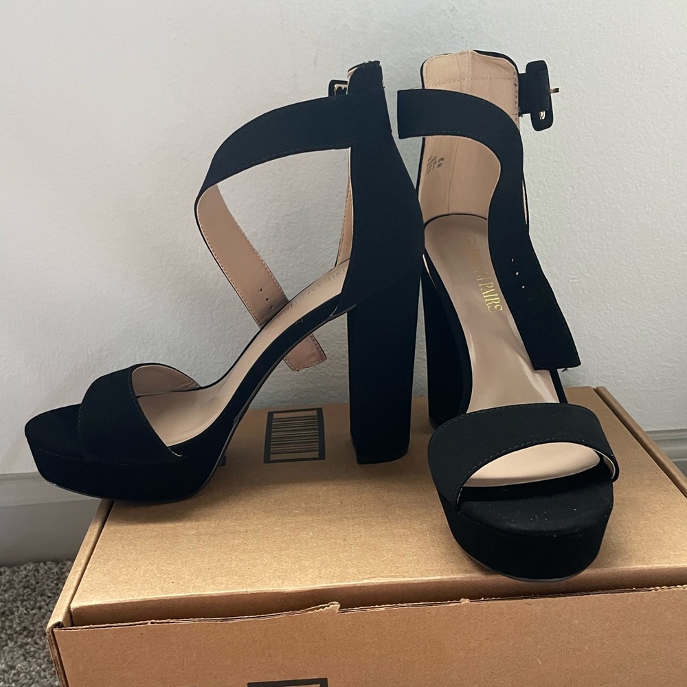 Black Platform Heels